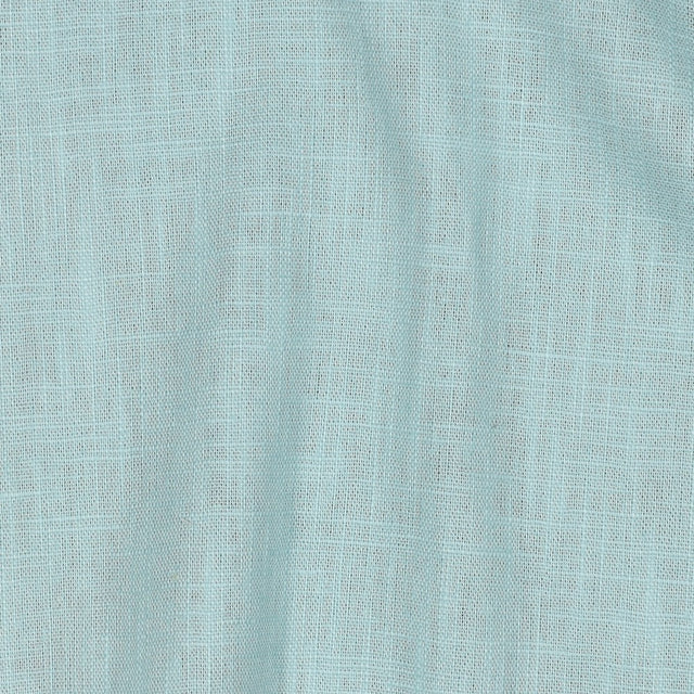 Vasket hør i pastel aqua – 87 % hør, 13 % bomuld, 230 g/m²