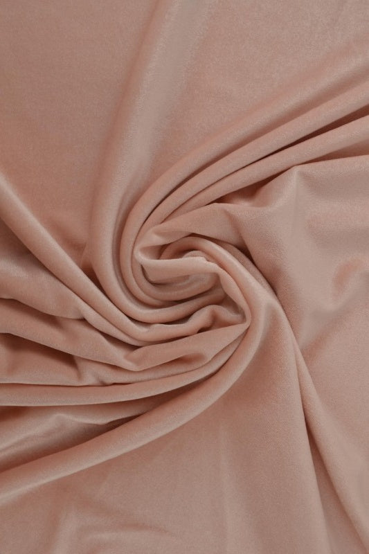 LYSERØD VELOUR MED STRÆK