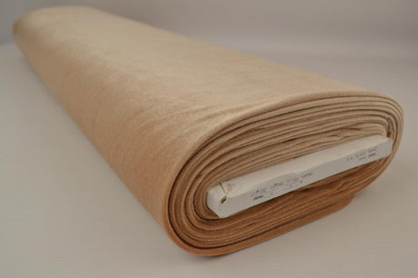 CAMEL VELOUR MED STRÆK