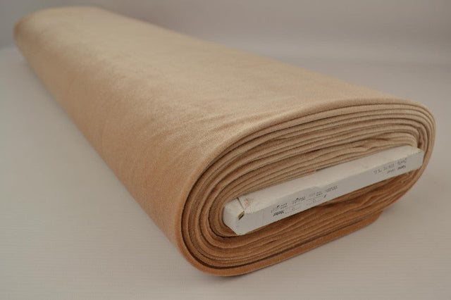 CAMEL VELOUR MED STRÆK