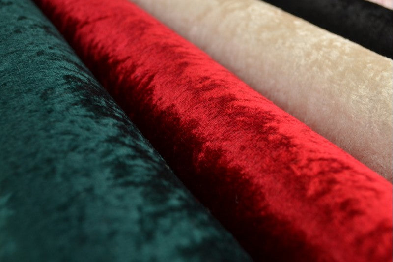 RÖDBRUN NERVÖS VELOUR – STICKAD, STRETCHIG &amp; GLANSIG HÖST