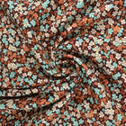 VISKOSE STOF MED SMÅT BLOMSTERPRINT