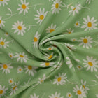 VISKOSE STOF MED MARGERITPRINT