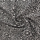 VISKOSE STOF MED MINI LEOPARDPRINT