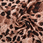 VISKOSE STOF MED LEOPARDPRINT