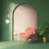 LYS BRUN TYK MAT VELOUR MØBELSTOF MED FLEECEBAGSIDE