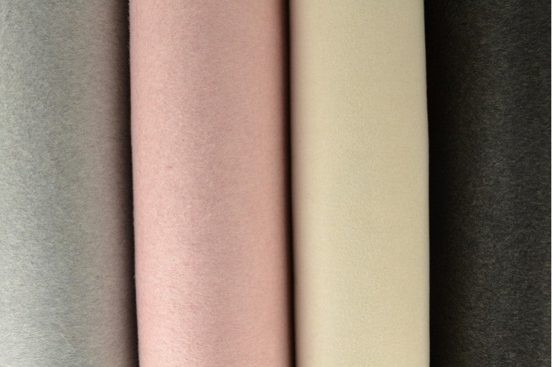 BEIGE TUNG ULDSTOF TIL FRAKKER & JAKKER – 600 G/M² & TENCEL-BLØDHED