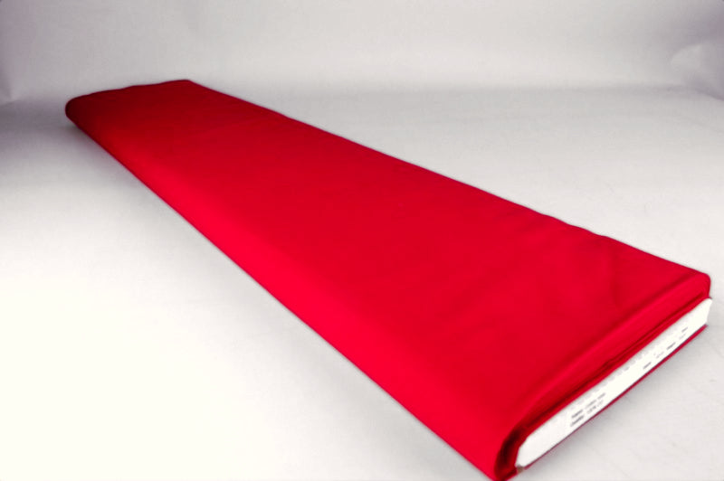 RØD BOMULDS-VOILE – LET, LUFTIG & SEMI-TRANSPARENT