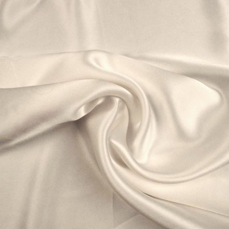 SILK STRETCH SATIN OFF WHITE