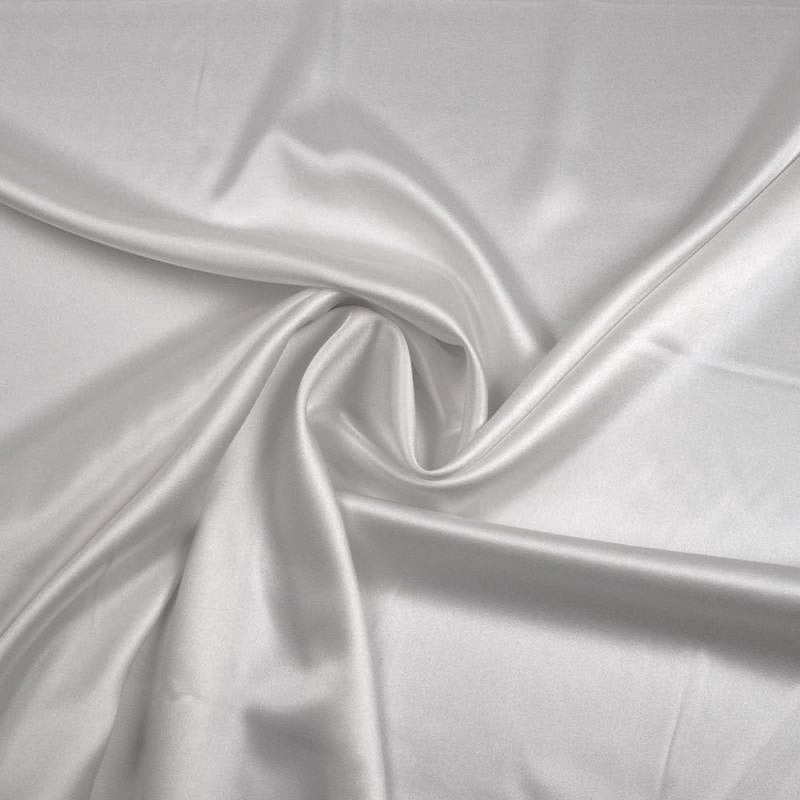 SILK STRETCH SATIN WHITE