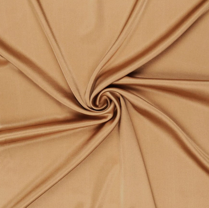 SILK STRETCH SATIN GOLD