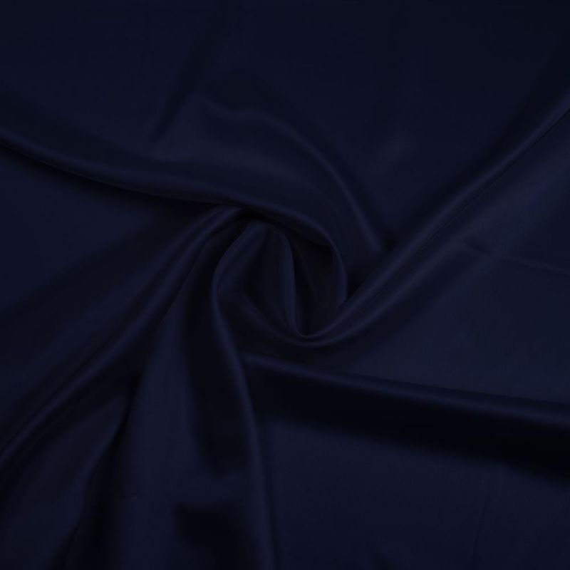 SILK STRETCH SATIN DARK BLUE