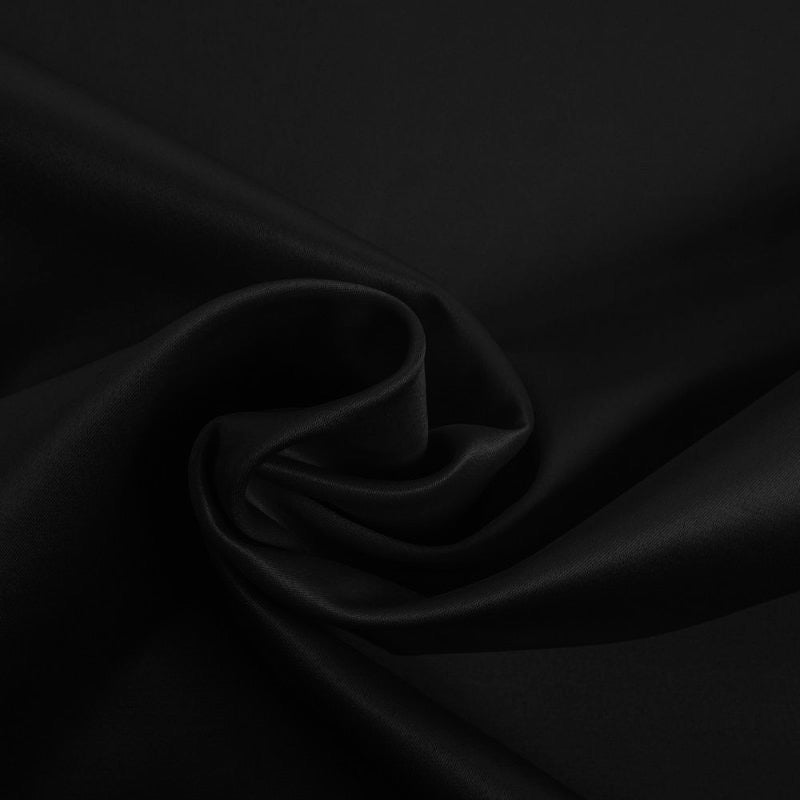 SELENA HEAVY WEDDING SATIN ONYX BLACK