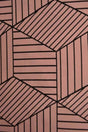 G&M Bomuldsjersey LYSERØD BOMULDSJERSEY M. GEOMETRI MØNSTER