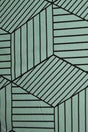 G&M Bomuldsjersey MINTGRØN BOMULDSJERSEY M. GEOMETRI MØNSTER
