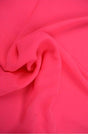 G&M Chiffon NEON PINK CHIFFON