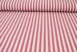 G&M Cotton Gingham Stripes 6,5 mm 6,5 MM STRIBET GINGHAM RØD