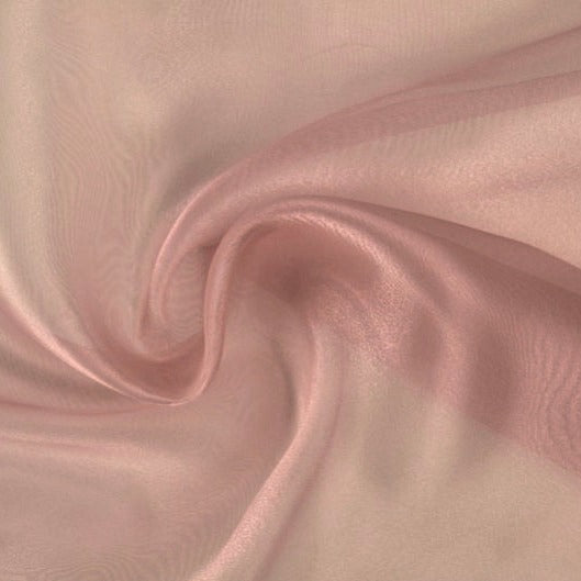 Garn & Metervarer Organza VINTAGE PINK ORGANZA