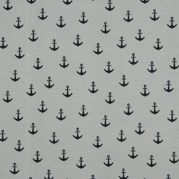 JERSEY GLITTER ANCHOR - LIGHT GREY