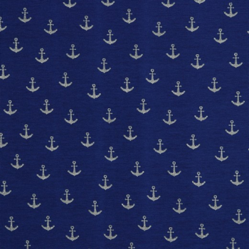 JERSEY GLITTER ANCHOR - COBALT