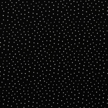 DOUBLE GAUZE LITTLE DOTS - BLACK