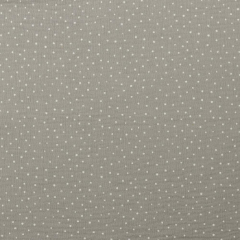 DOUBLE GAUZE LITTLE DOTS - GREY