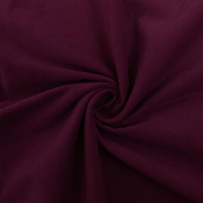 COTTON VELVET STRETCH BORDEAUX